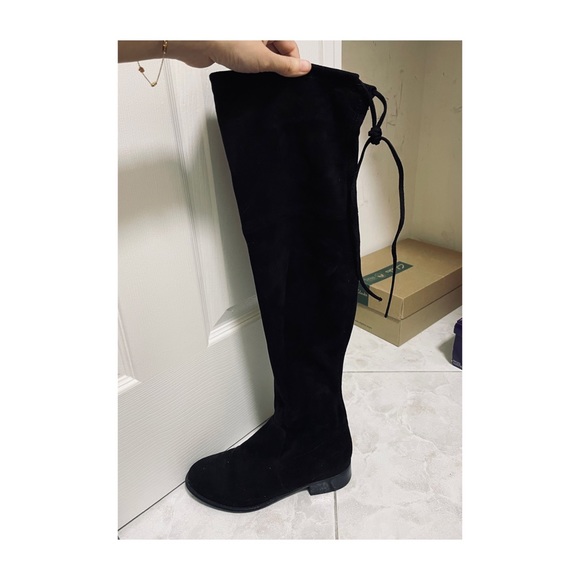 Macy's | Shoes | Macys Black Suede Over 